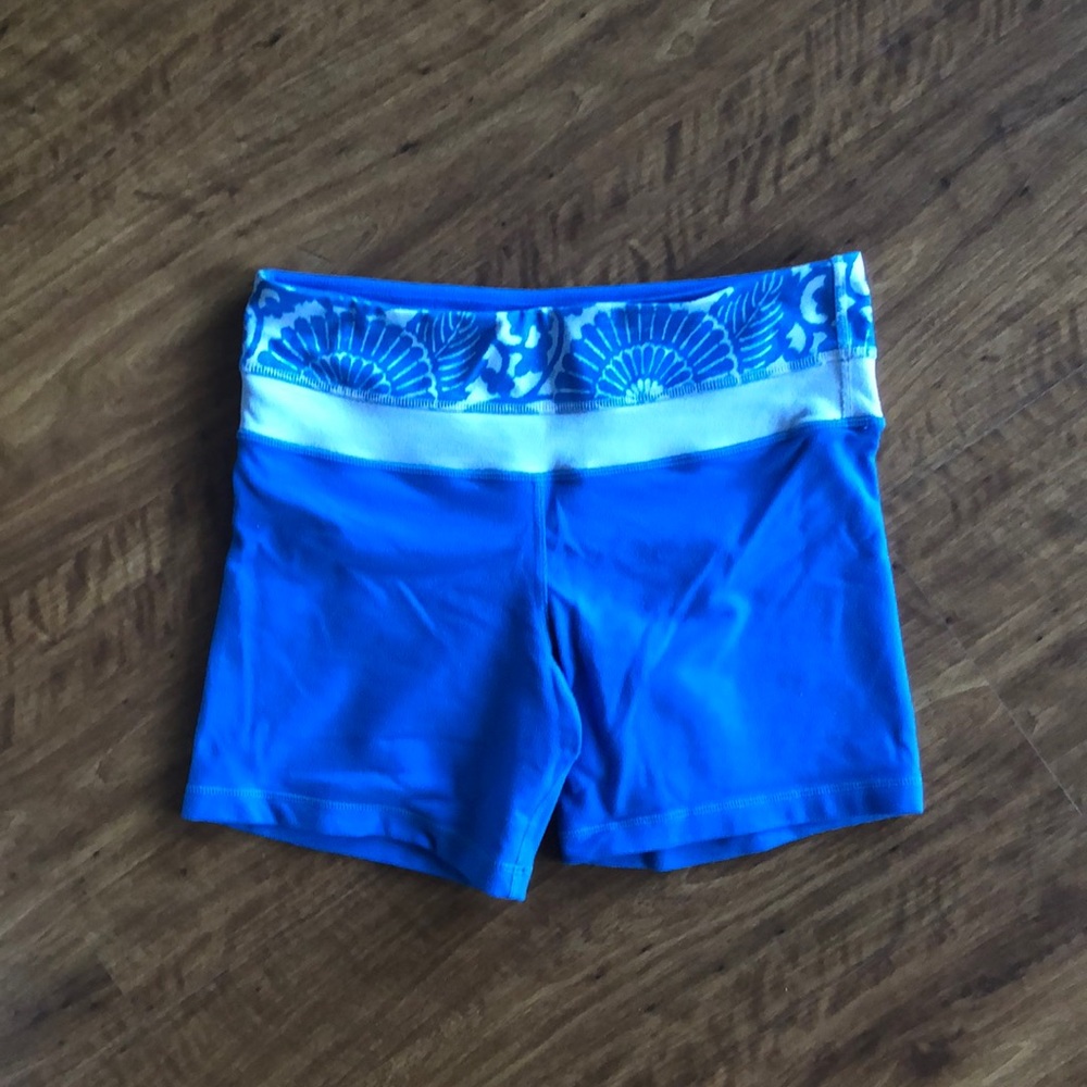 Lululemon Blue Reversible Biker Shorts
